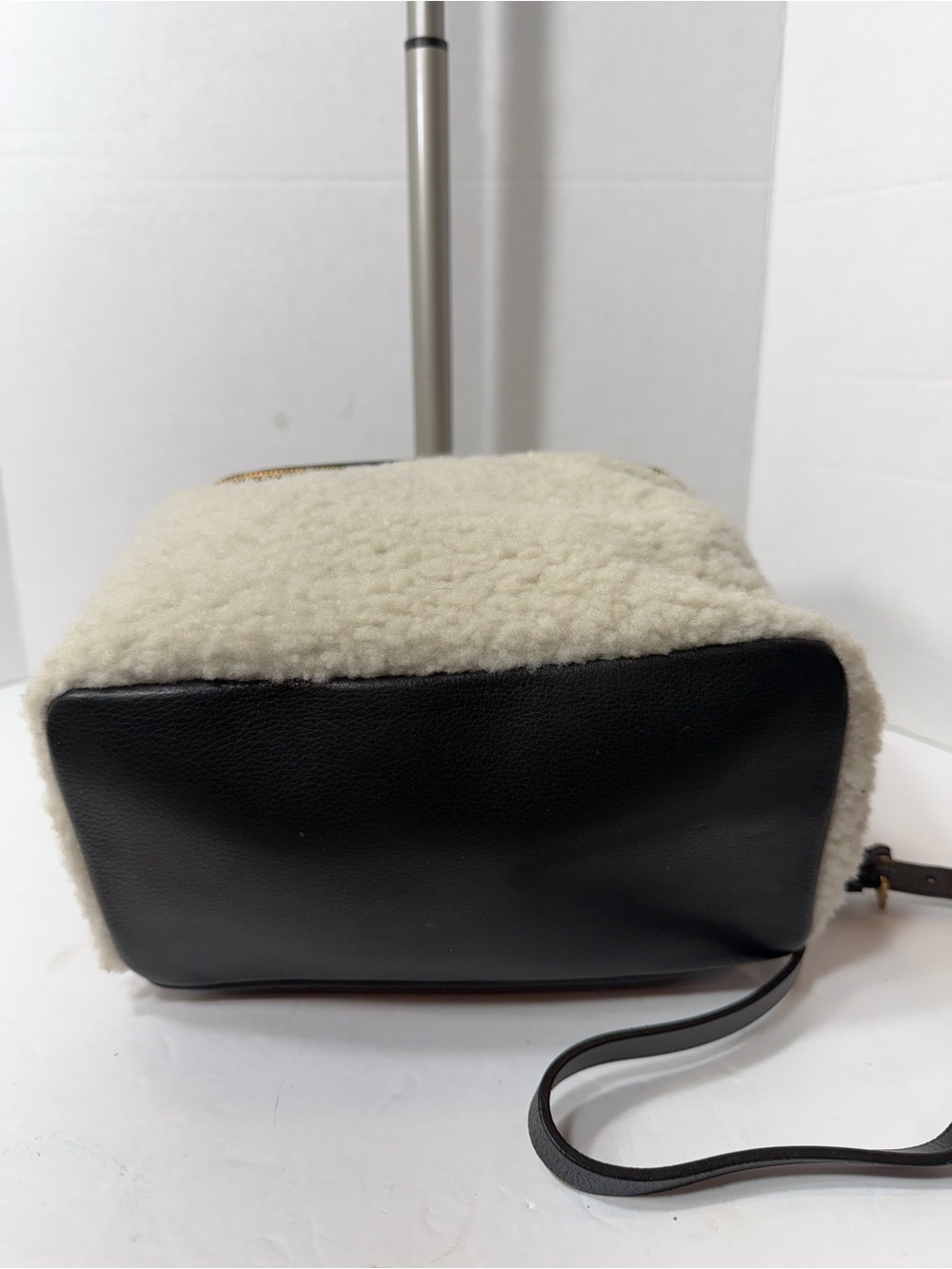 NWT Mini Rough Night Crossbody in with Shearling by Kempton & Co. $450 - Picture 5 of 6
